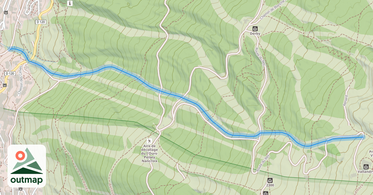 Map of Aigle