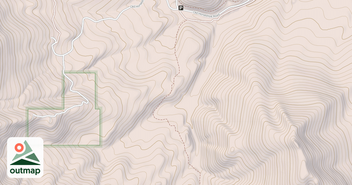 Map of SOUTH HORSESHOE