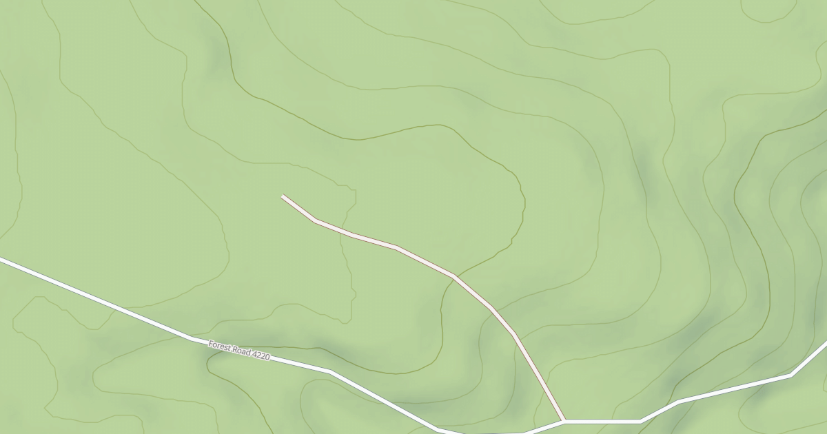 Map preview of USFS Motor Vehicle Use Map Roads {72192B8A-1976-4DA1-925A-B89833D0B74C}