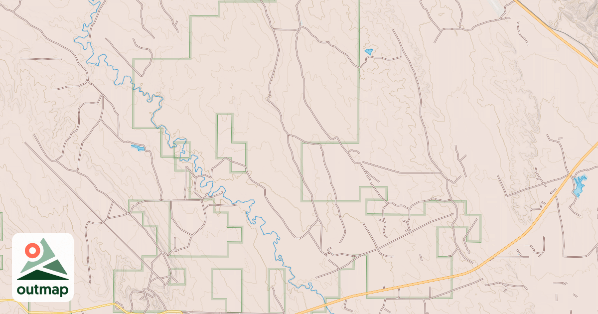Map of SIXMILE BASIN