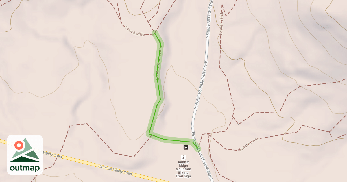 Map of Coachwhip Connector