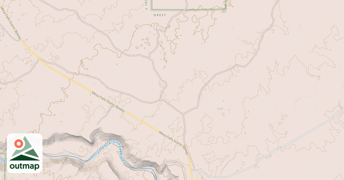 Map of SOUTH HATCHERY BUTTE SPUR 1A