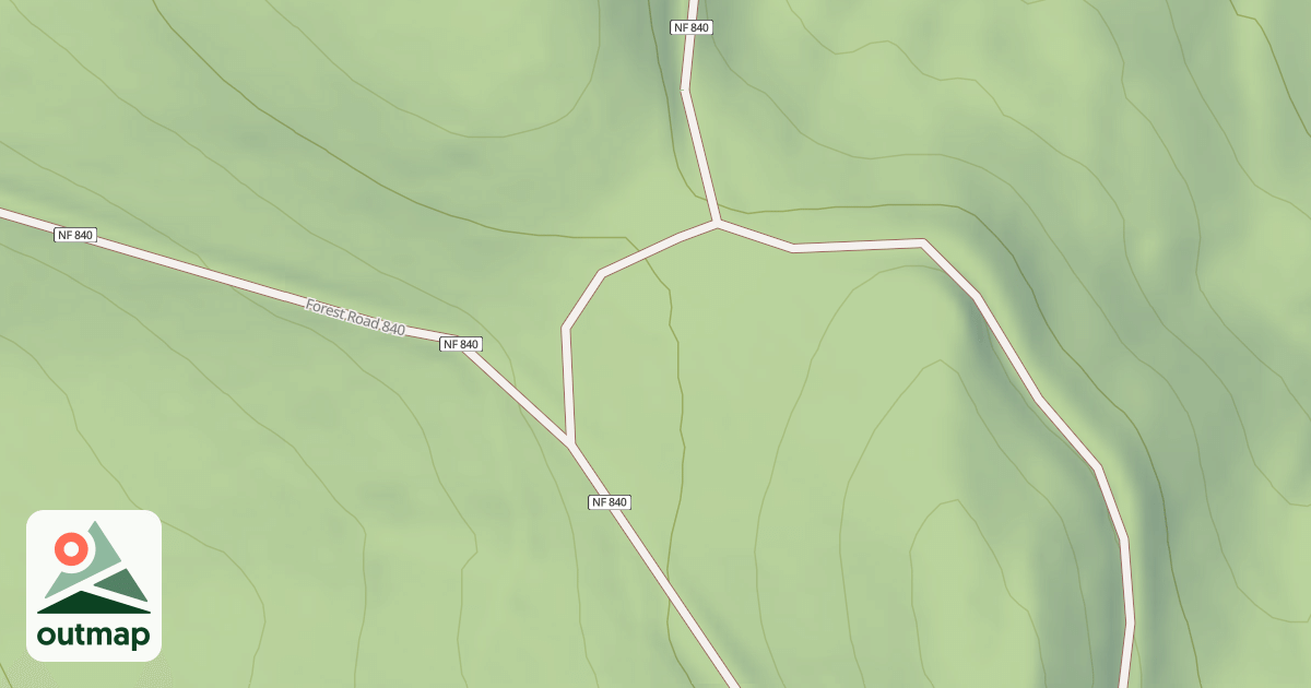 Map of USFS National Forest System Roads {03CCC164-4CBE-4608-AEF6-897C36E1C7B5}