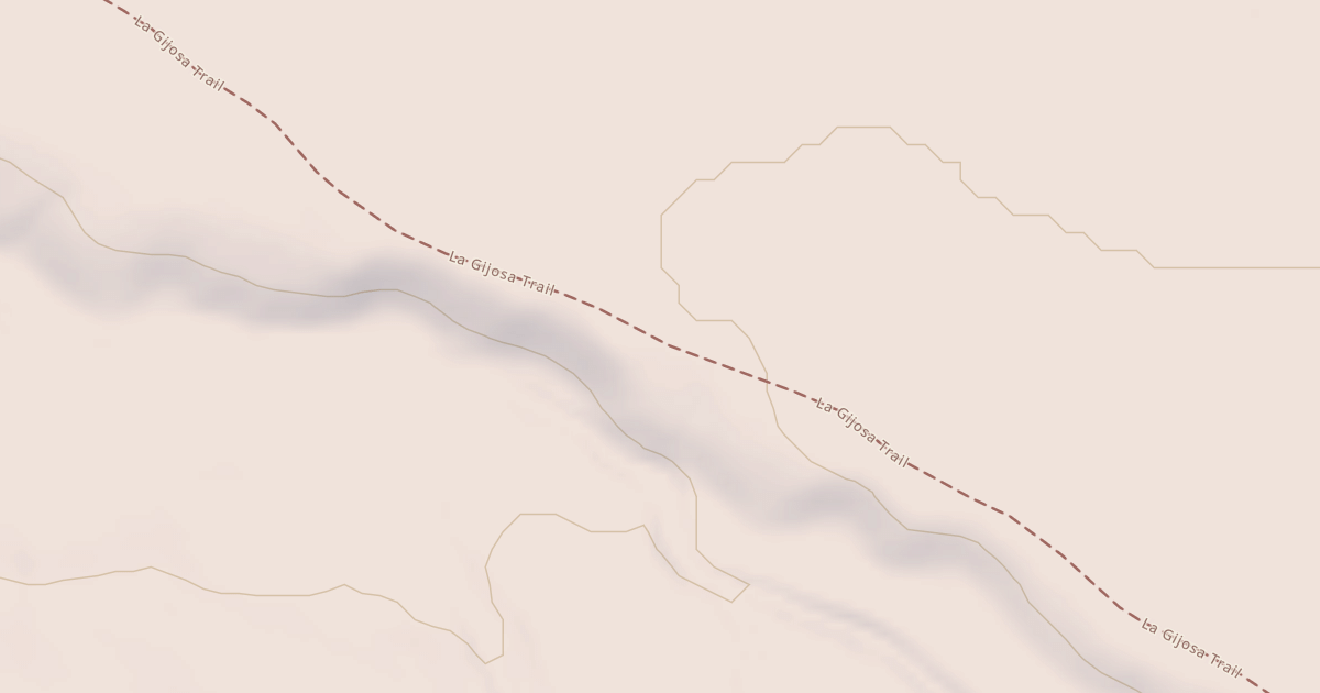Map preview of La Gijosa Trail