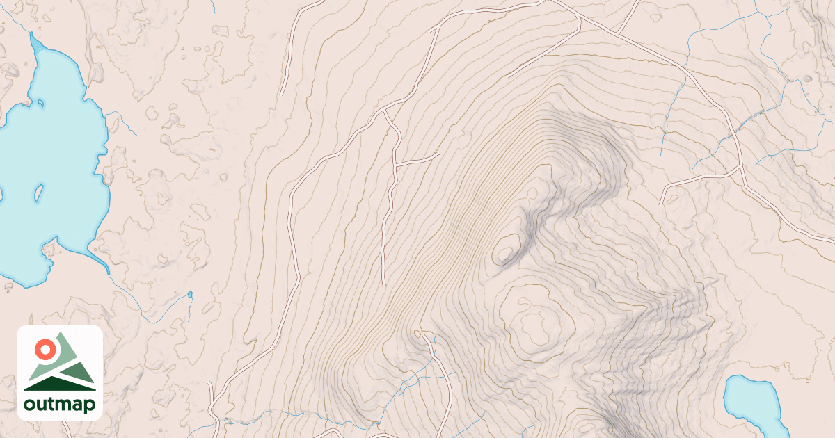 Map of Prong Pond Mtn.