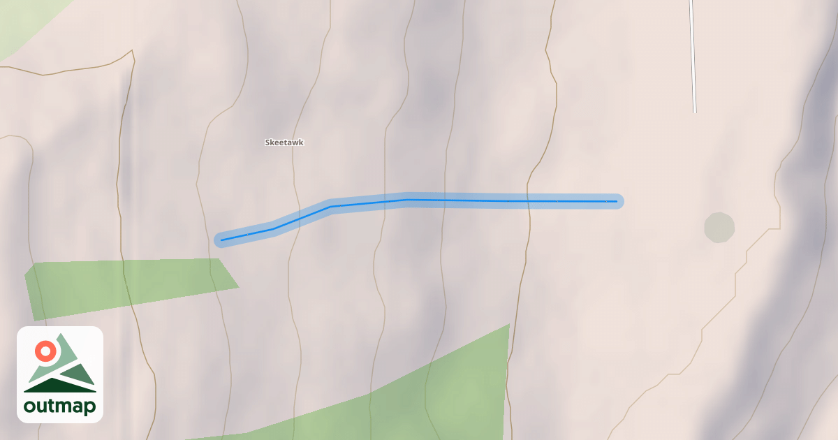 Map of Lower Stewart's Drop