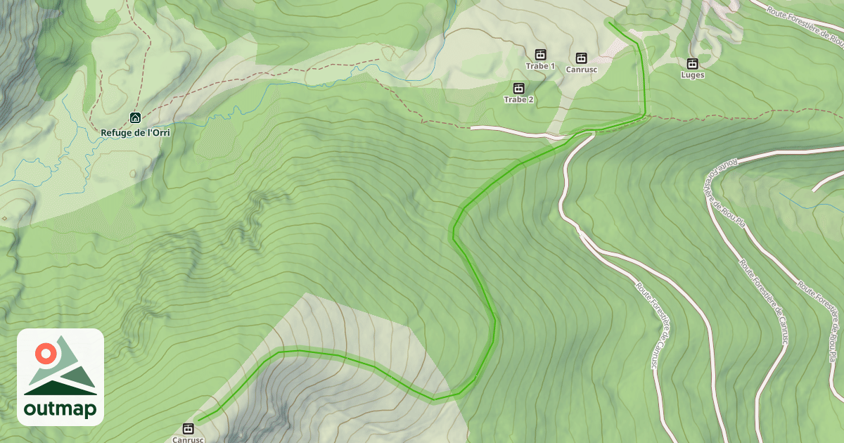 Map of Coumeille