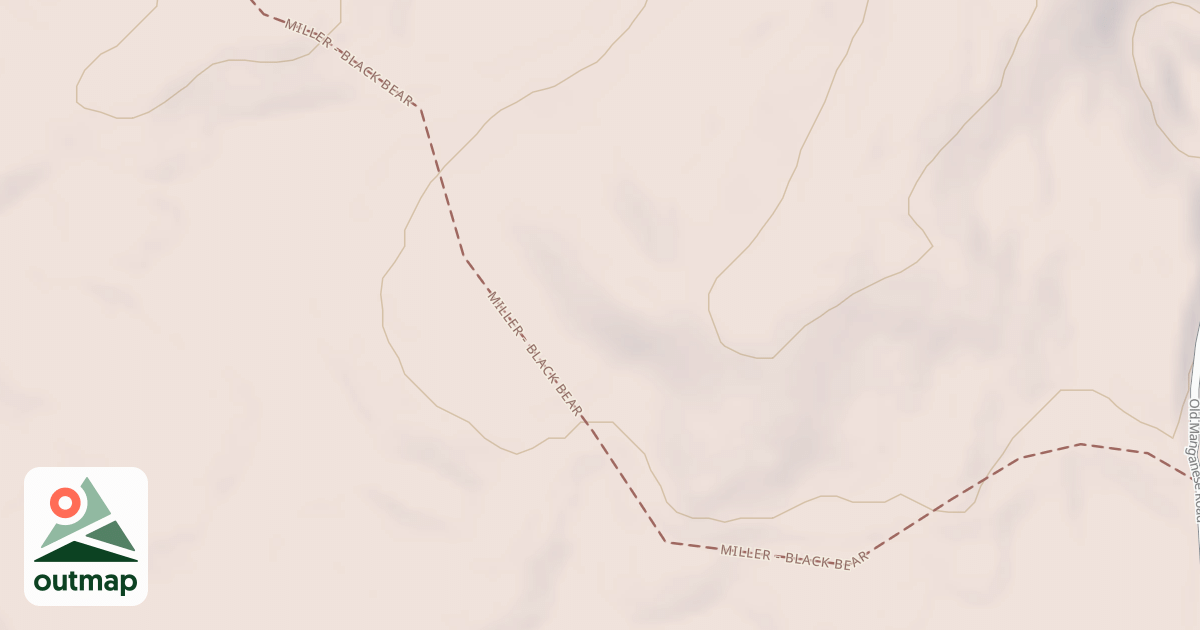 Map of Miller-Black Bear Trail