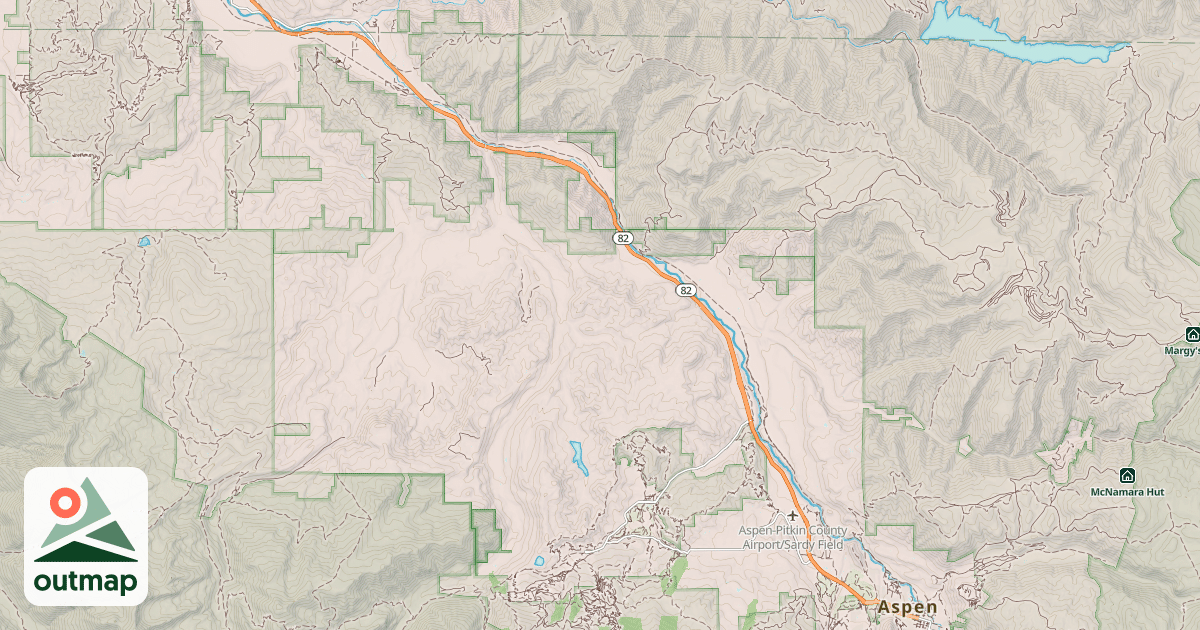 Map of Rio Grande Trail