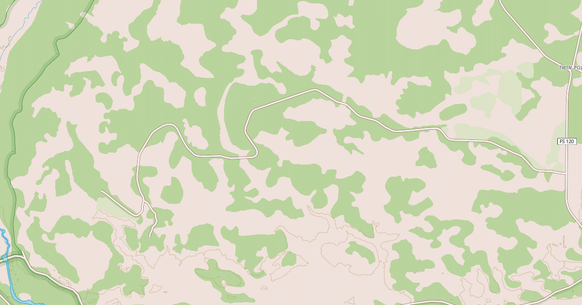 Map preview of USFS Motor Vehicle Use Map Roads {E357686B-9E16-4100-BC6C-DD88F4DB00AE}