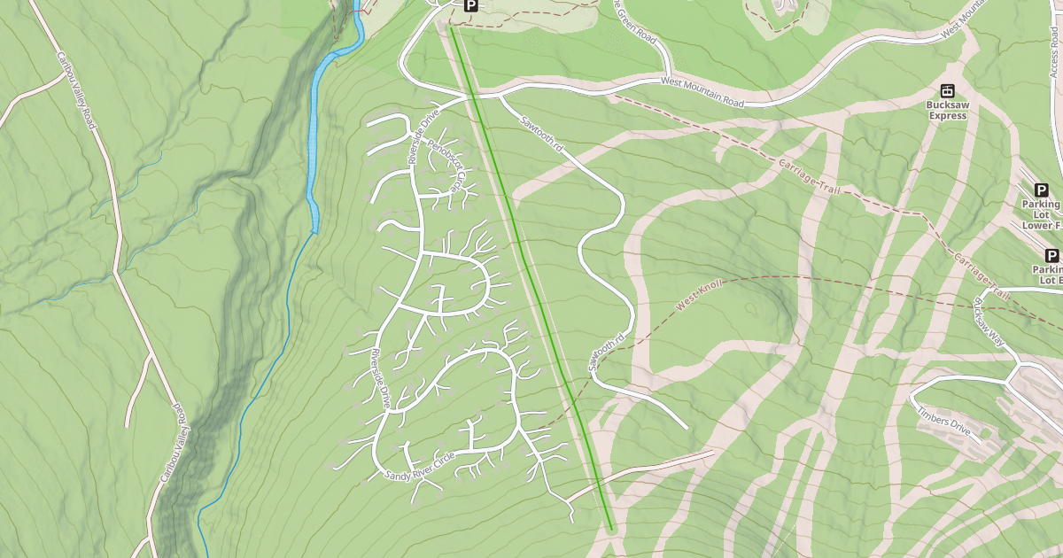 Map preview of Lower West Mountain