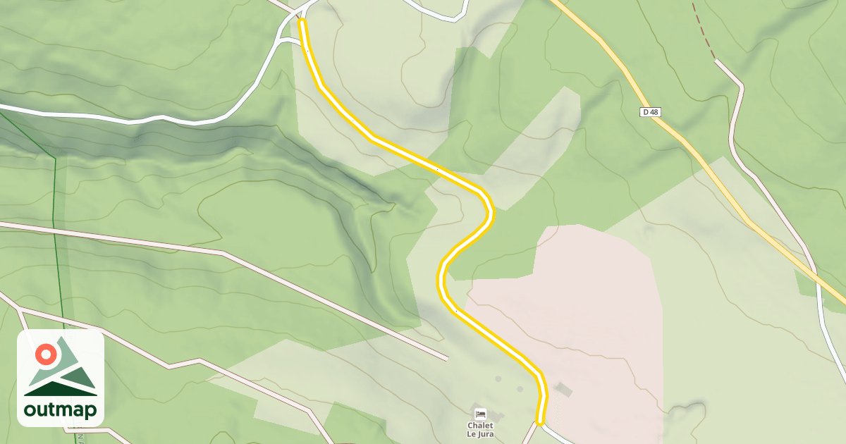 Map of Chemin de Mures