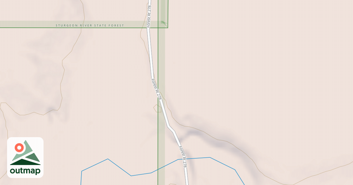 Map of DEWEY LAKE SPUR F