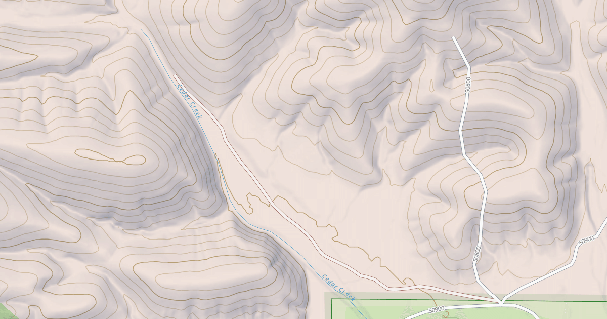 Map preview of USFS National Forest System Roads {00FAC2C7-C7E1-4131-A2D5-E7F0E9268BCF}