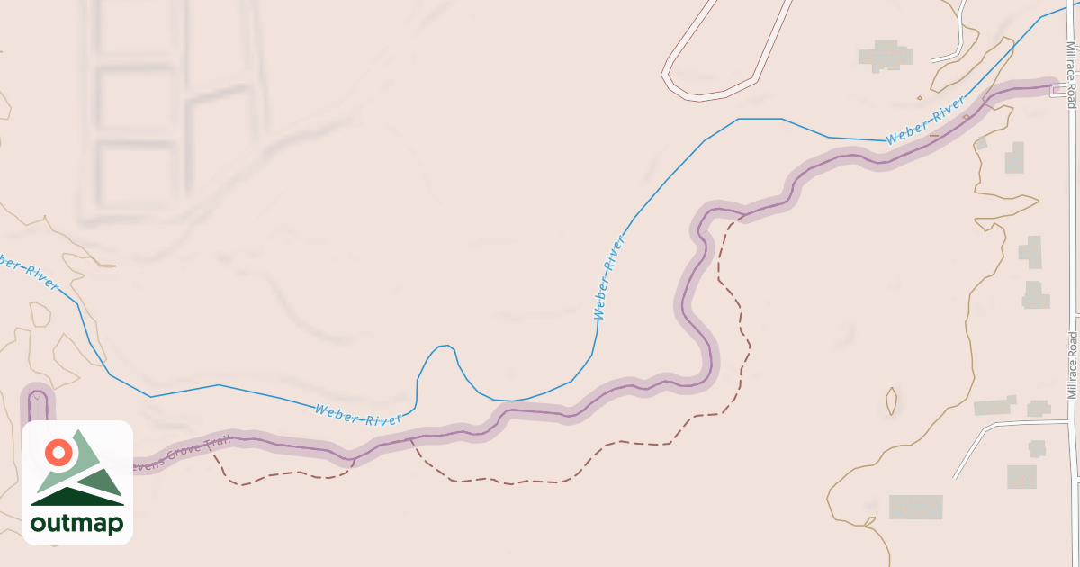 Map of Stevens Grove Trail