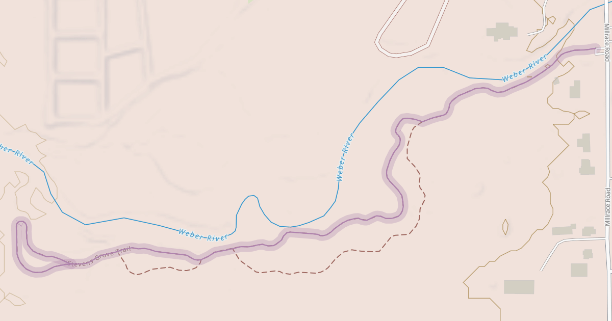 Map preview of Stevens Grove Trail