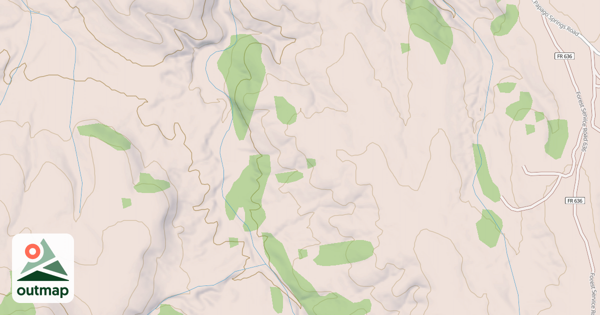 Map of ALAMO SPRING