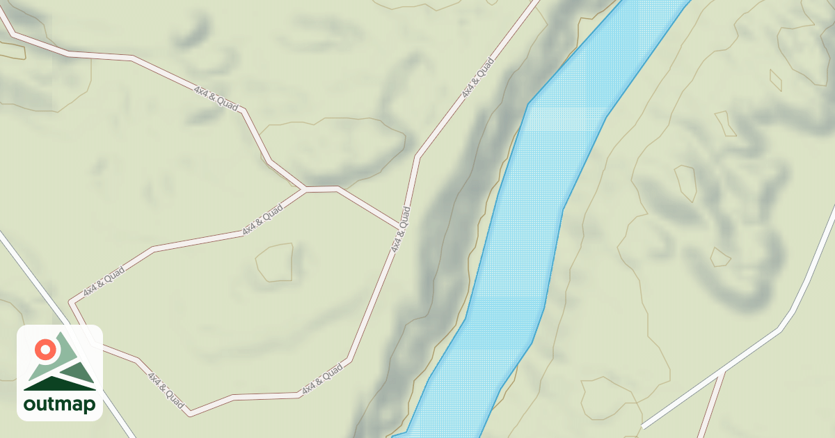 Map of Interlake State Recreation Area Trails