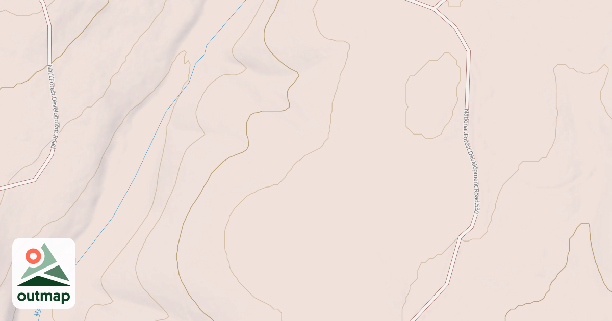 Map of USFS Motor Vehicle Use Map Roads {B4B5EEF4-23DC-4796-9EC5-79070C9E4EAA}