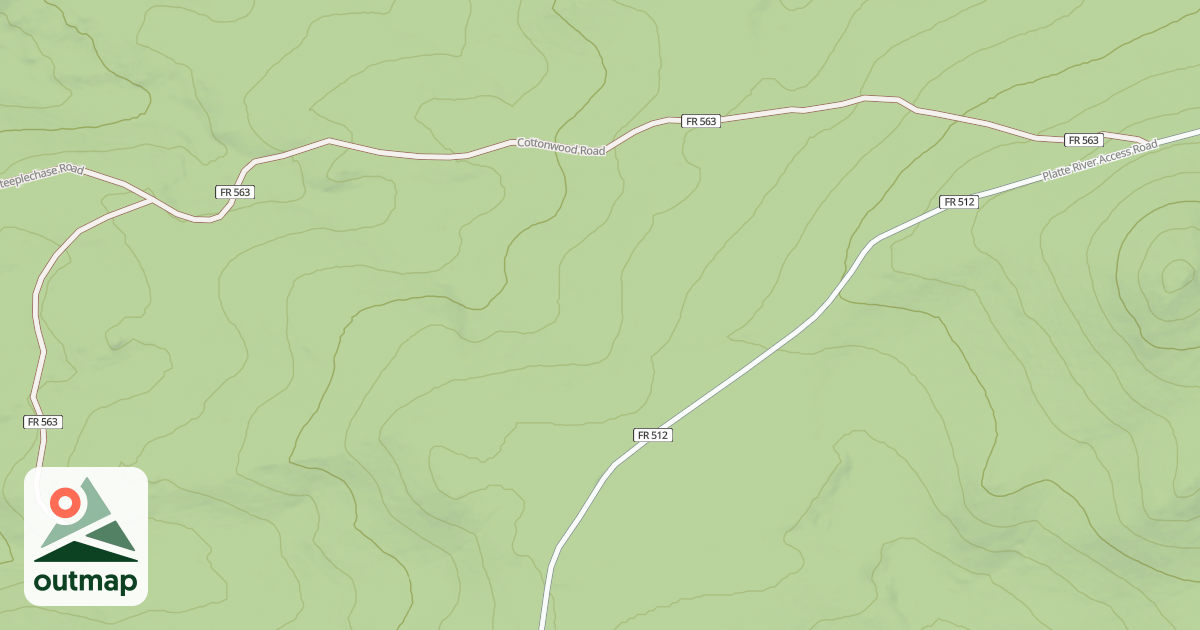 Map of COTTONWOOD