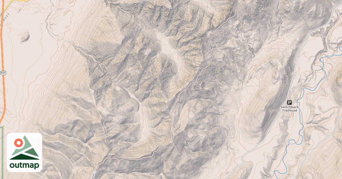 Map of USFS National Forest System Roads {281AAE20-1390-4473-B24E-A66D803E3033}