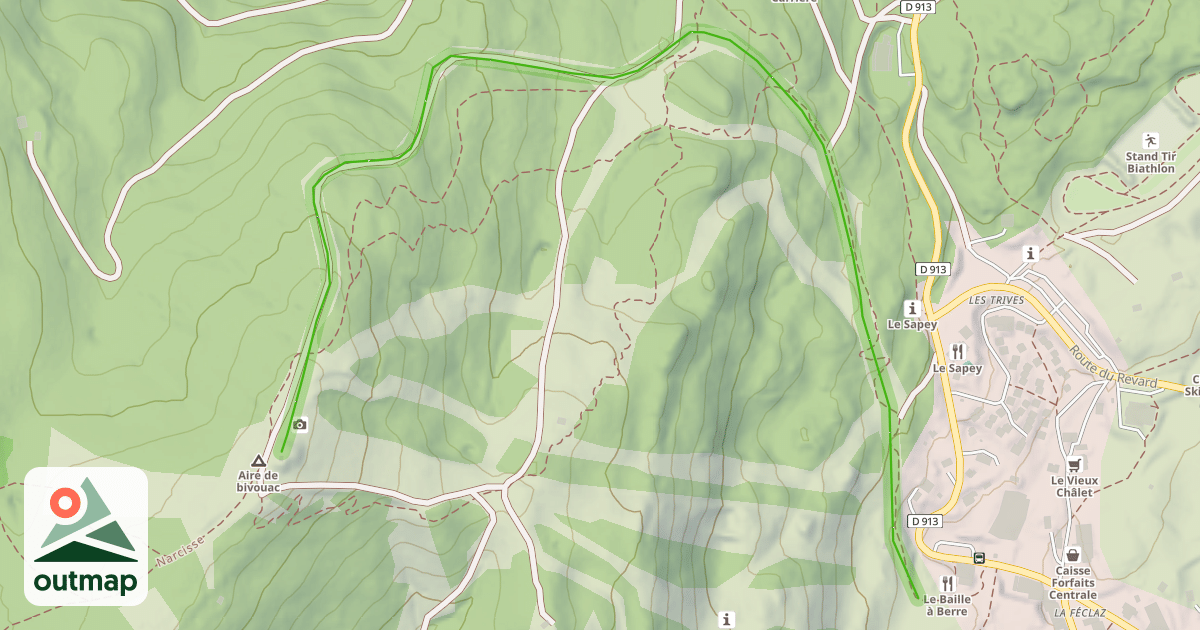 Map of Bruyère