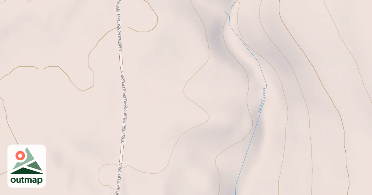 Map of USFS Motor Vehicle Use Map Roads {1C4B4023-0206-434B-9AF1-FA54DB8BF716}