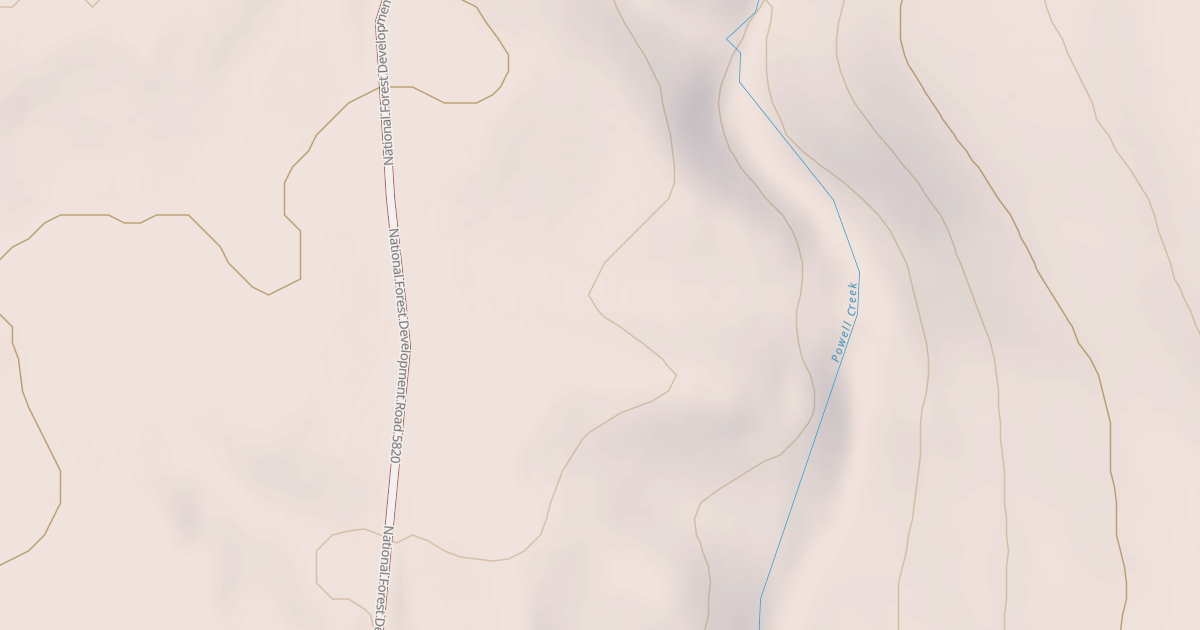 Map preview of USFS Motor Vehicle Use Map Roads {1C4B4023-0206-434B-9AF1-FA54DB8BF716}
