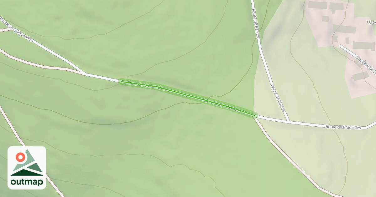 Map of Route de Pradailles