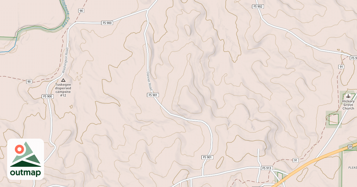 Map of DANNER