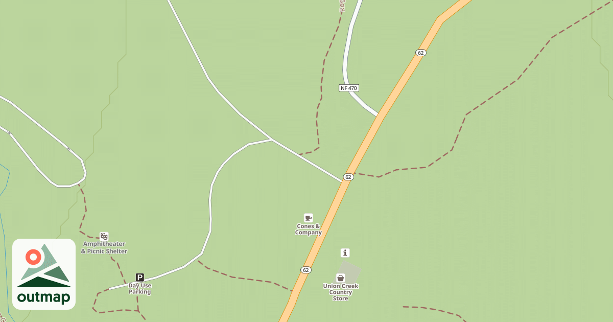 Map of Union Crk. Cabins