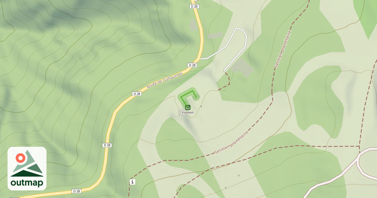 Map of Crêtes