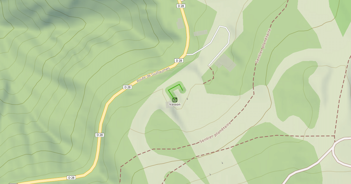 Map preview of Crêtes