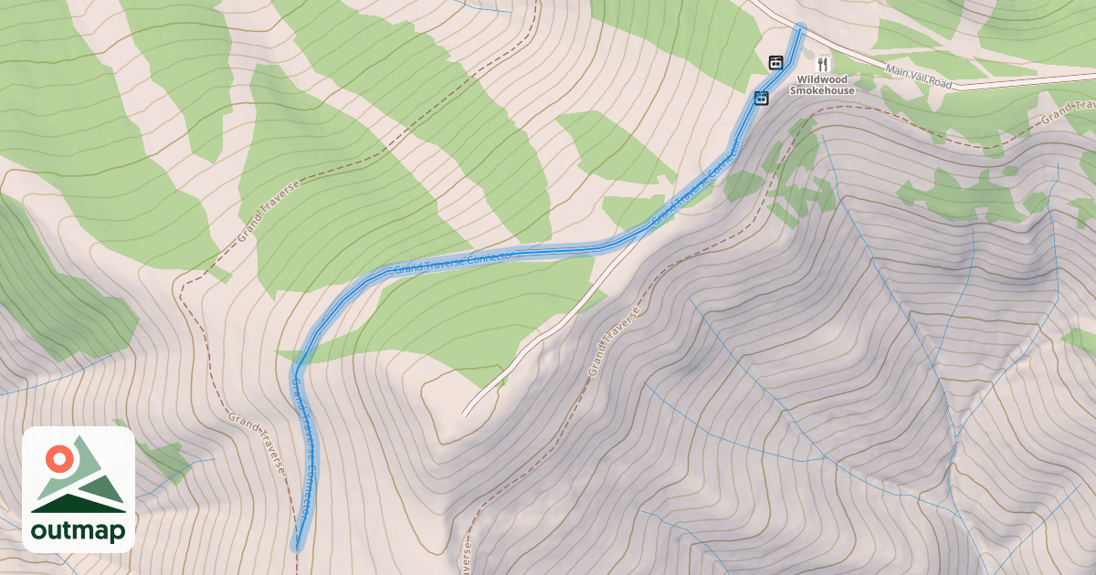 Map of Grand Traverse Connector