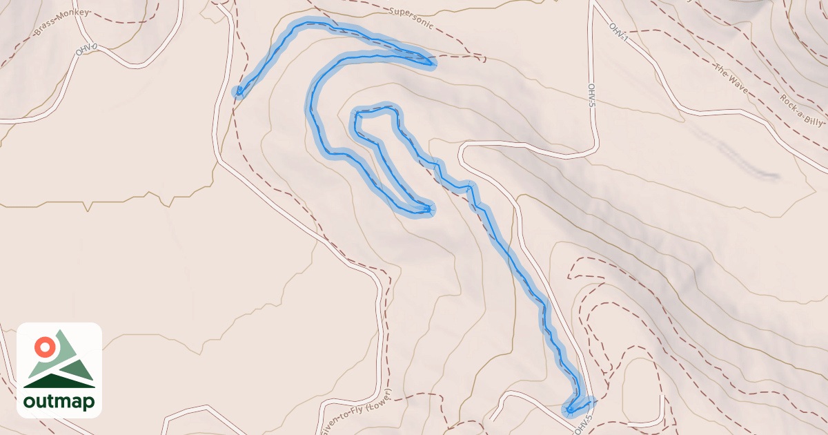 Map of Supersonic Trail