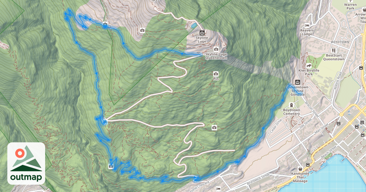 Map of Hammy's Track