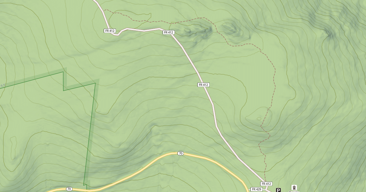 Map preview of Continental Divide Atv