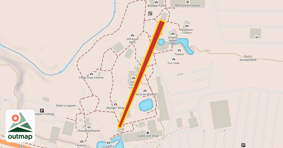 Map of Sky Ride