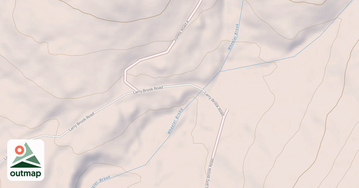 Map of Wheeler Brook