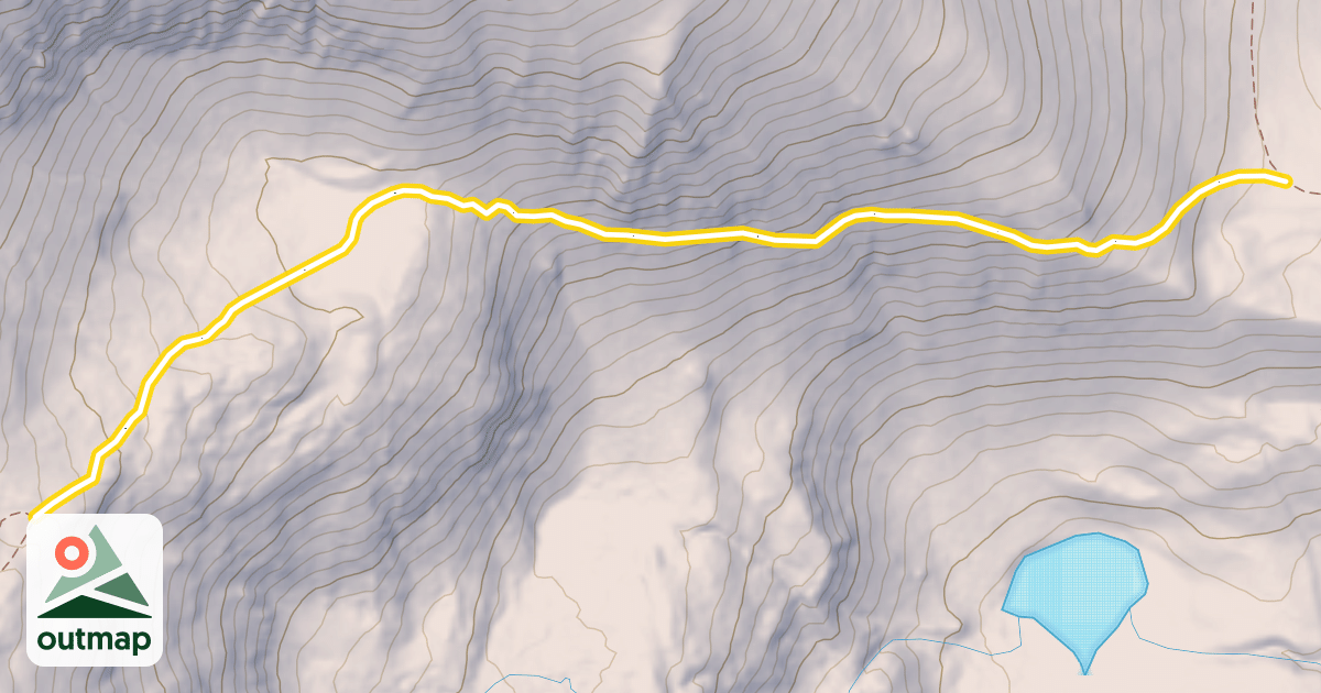 Map of Thompson Peak Trail