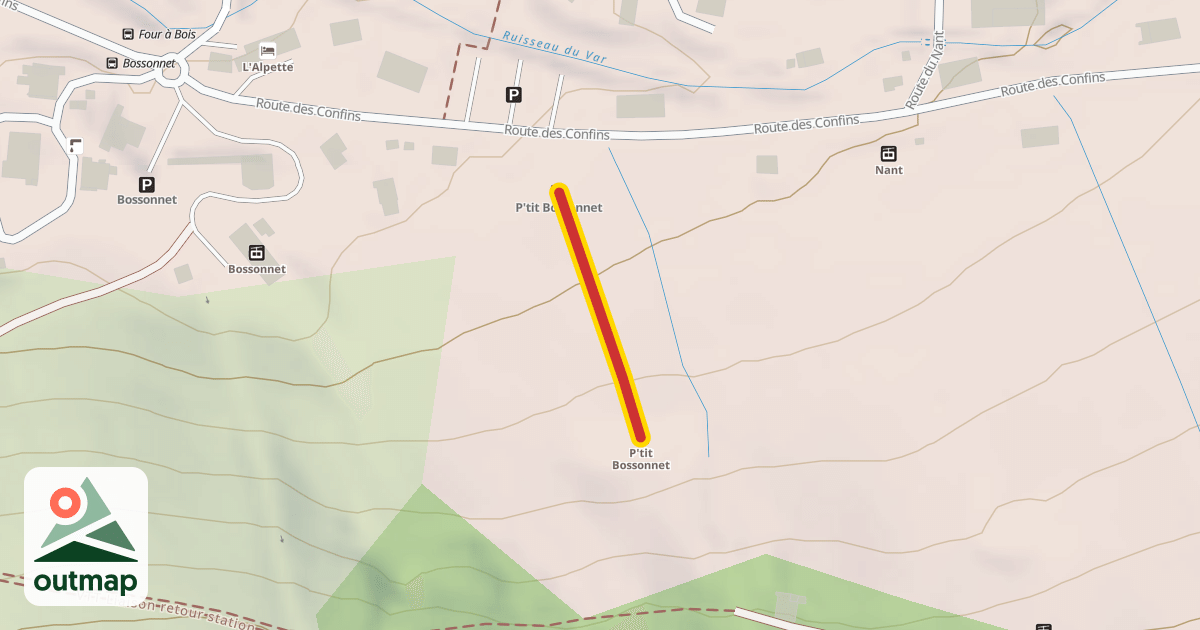 Map of P'tit Bossonnet