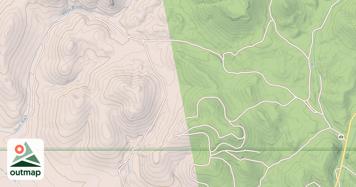 Map of IONE - SAND WASH