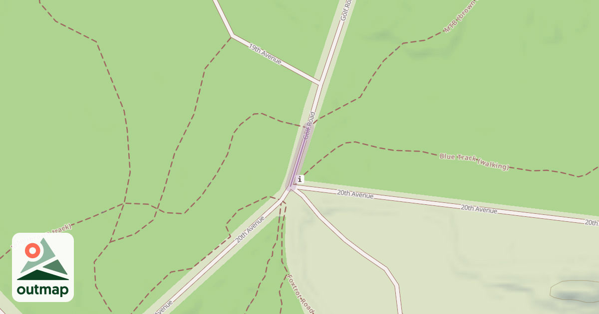 Map of Golf Road