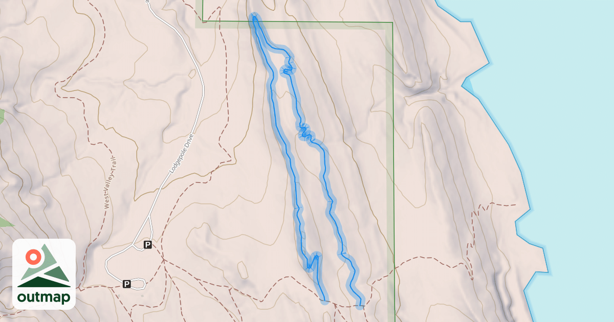Map of Quarry Ridge Loop