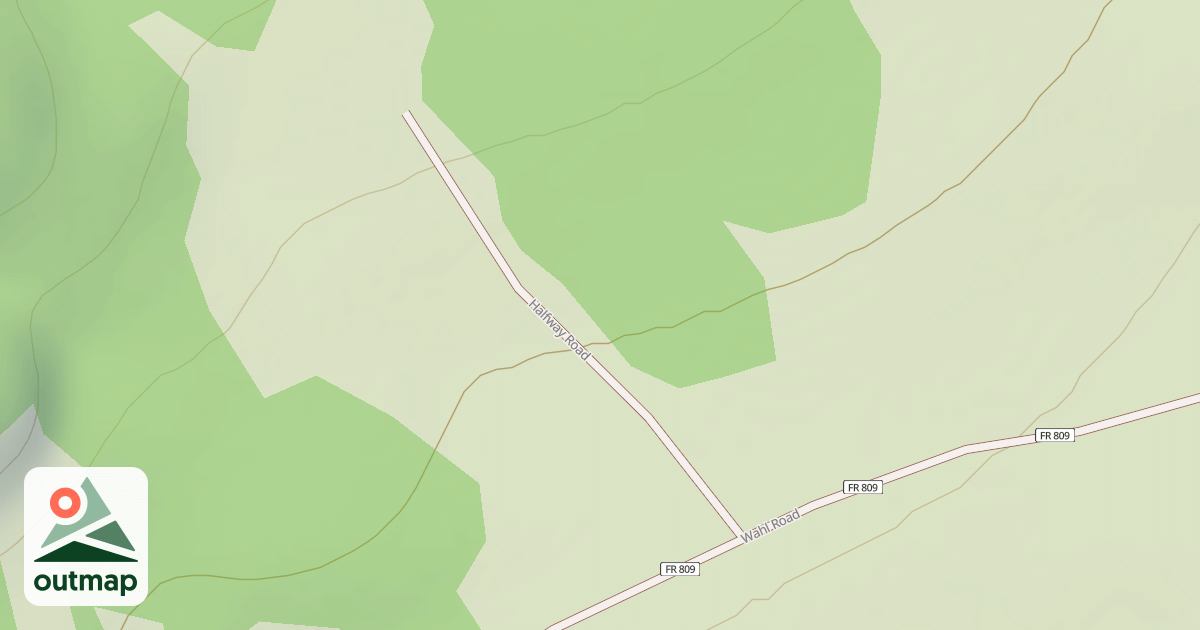 Map of HALFWAY