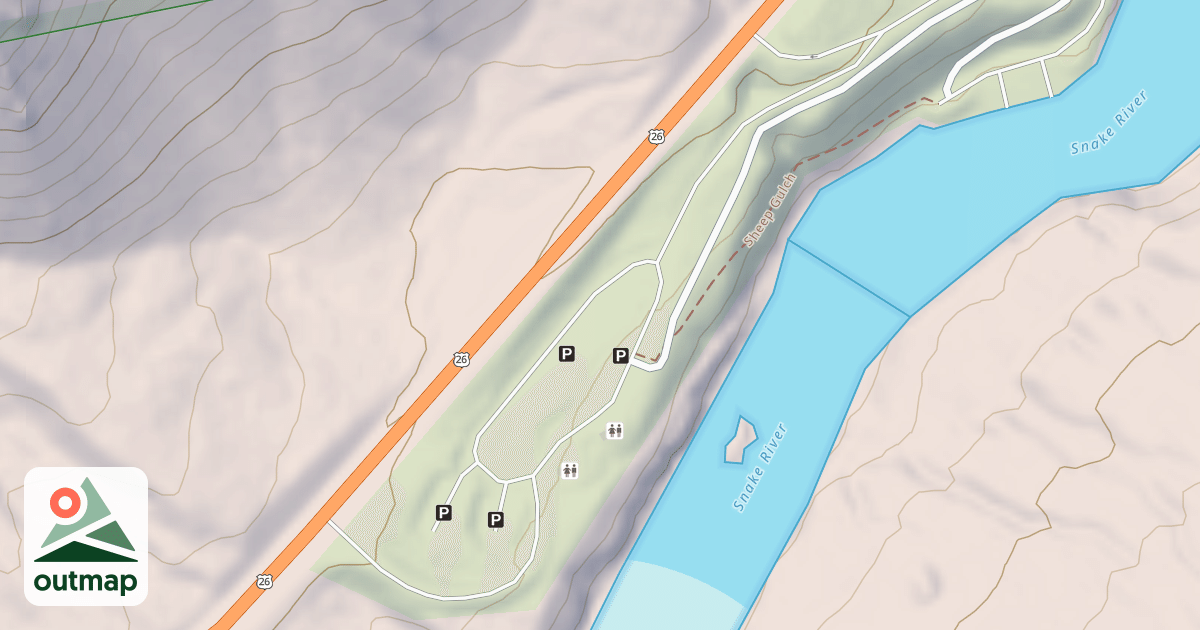 Map of SHEEP GULCH