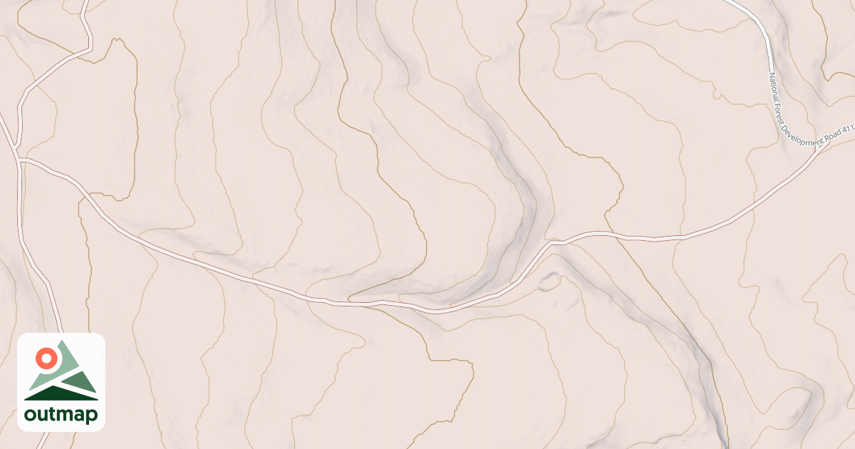 Map of USFS National Forest System Roads {14202E0A-8C53-4109-A11F-2619BB23A361}