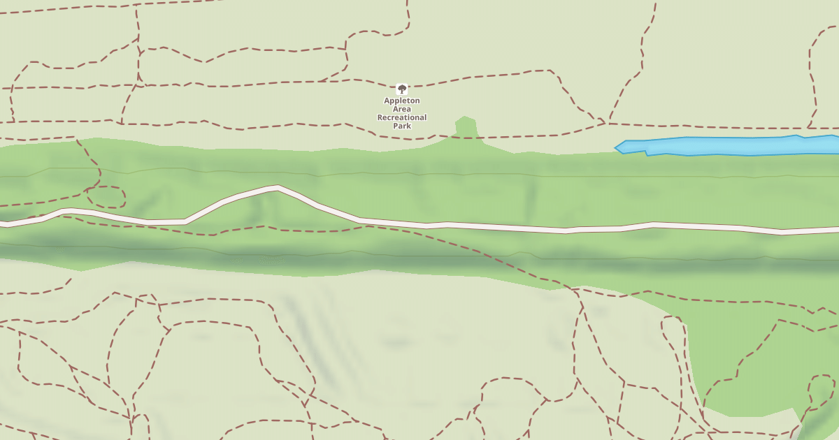 Map preview of Appleton Area Recreational Park