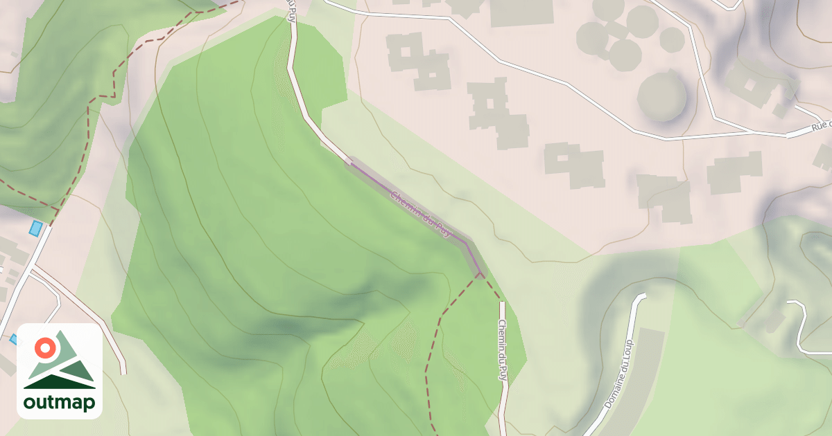 Map of Chemin du Puy