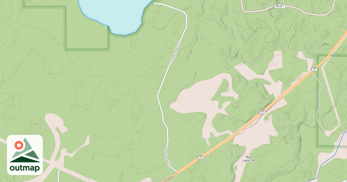Map of FR 672
